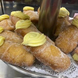 chucho relleno de crema